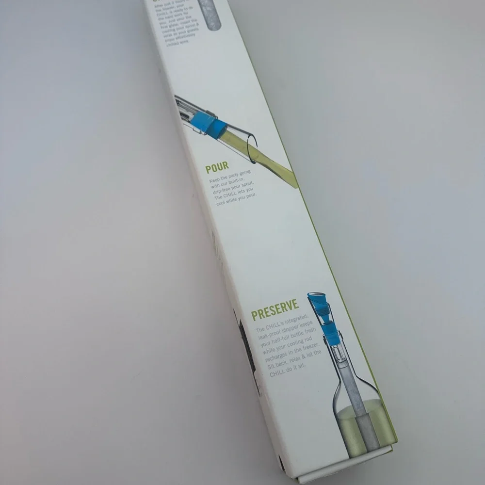 HOST Chill Wine Cooling Pour Spout – NIB – Freezer Wine Chiller